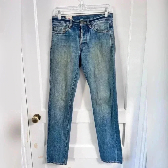 Han KJOBENHAVN Selvage Tapered Blue Jeans Size 26 - Picture 1 of 6
